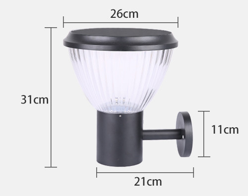 Quality IP65 Waterproof 160lm/w 5W Solar LED Garden Light for sale