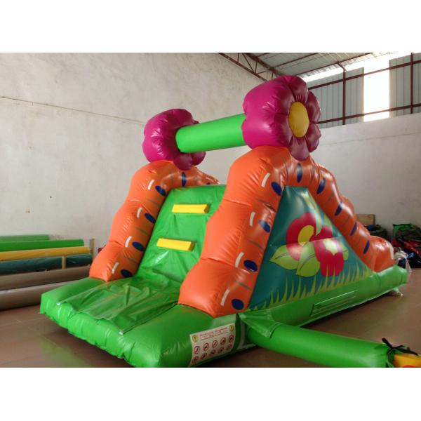 Quality Small Size Inflatable Caterpillar Dry Slide With Digital Printing Eco - Friendly for sale