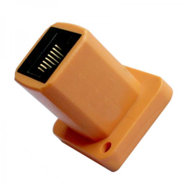 Quality Panel RJ45 Female Adapter Straight Extension 8 Terminals 180 Degree Orientation for sale