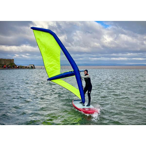 Quality High Strength 25mm Mast  Inflatable Windsurf Sail Deflates In 2 Minutes for sale