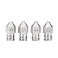 China 0.3mm 0.6mm 1.2mm MK8 Stainless Steel Nozzle 3D Printer GT2 pitch factory