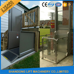 Quality Hydraulic Vertical Wheelchair Platform Lift Elevator For Disabled People CE for sale