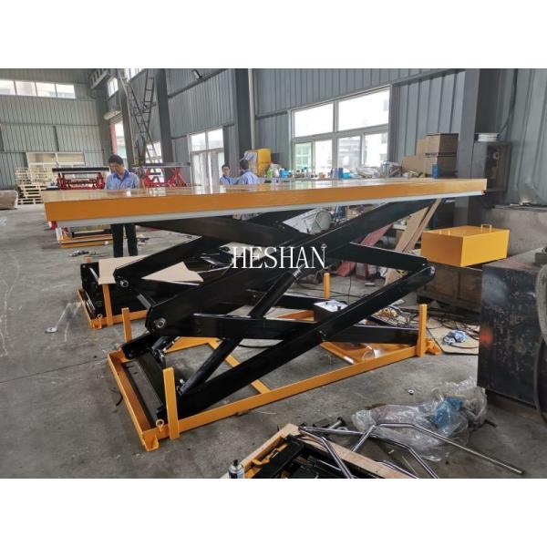 Quality OEM CE Certificate Stationary Electric Wheels Scissor Lift Table for sale