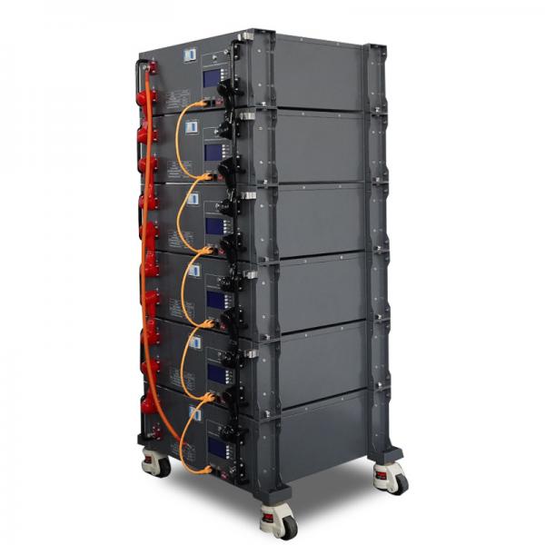 Quality Household Stackable LiFePo4 Battery 24V 200ah 5000wh Rack Mounted Lithium for sale