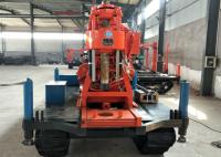 China XY-3 Crawler Mounted DTH Drilling Rig / Water Well Borehole Drilling Rig factory