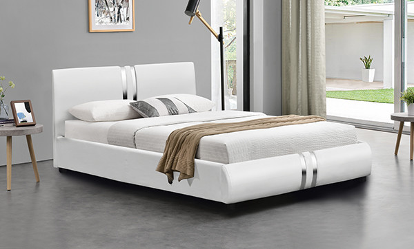 Quality Faux Leather 6ft Upholstered Bed for sale