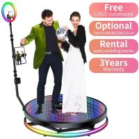 China Gro Compatible Portable Selfie Spin 360 Photo Booth for 1-6 Person Photos 360 Degree factory