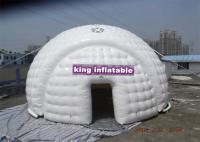 China Airtight Inflatable Tent / White Dome Tent Short-lived For Project Show Events factory