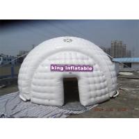 China Airtight Inflatable Tent / White Dome Tent Short-lived For Project Show Events factory