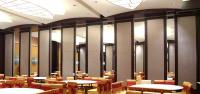 China Office Acoustic Room Dividers , Melamine Surface Sliding Movable Partition Wall factory