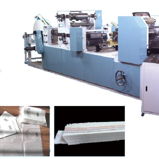 Quality 4KW 380V Paper Napkin Machine Napkin Folder Machine 400 Sheets Per Min for sale