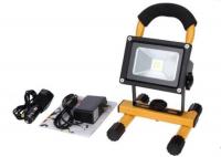 China 10W Waterproof Rechargeable LED Flood Lights Black Aluminum 4 Hours Portable factory