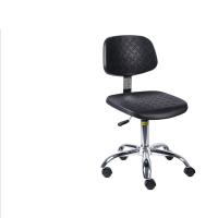 Quality School Computer PU Anti Static Lab Chair Adjustable PU Foam With Wheels for sale