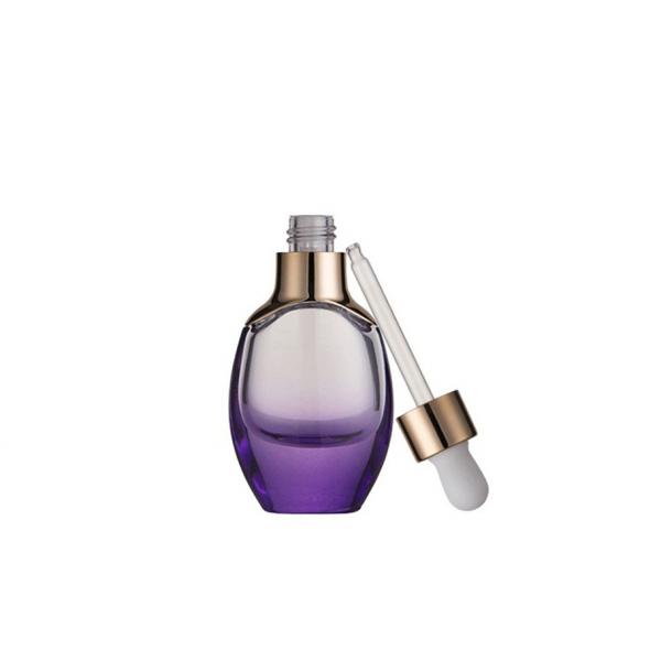 Quality Oblate Shape Glass Essential Oil Perfume Bottles 15ml 30ml Custom Custom Color for sale