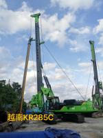 China KR280 Max. Torque 280 KN.M Hydraulic Piling Rig 80 M Depth Pile Driving Rigs factory