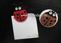 China High Quality OEM ladybird shape animal design Plastic Clip for Paper factory