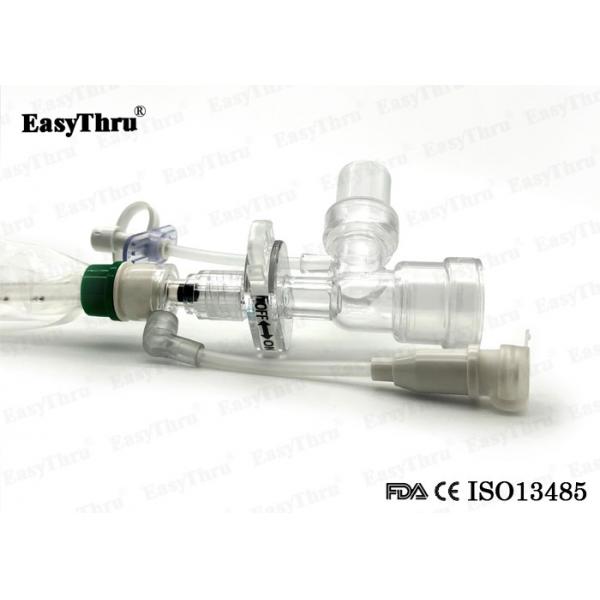 Quality 40cm Inline Disposable Suction Catheter 72h For Connector Ventilator for sale