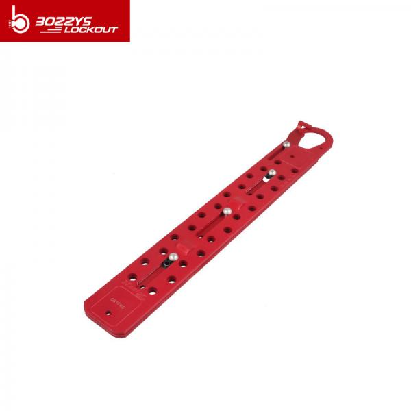 Quality 24 Padlocks Vinyl Coated Hasp , Wear Resistant Safety Hasp Lock Red Color for sale