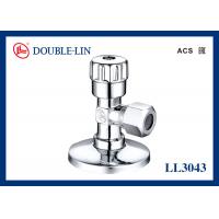 Quality ABS Handle 10 Bar Chrome Plated Angle Valve With Nut for sale