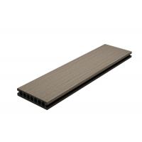 Quality 7 Round Hole 142 X 22 Capped Composite Decking Brushing Embossing Plastic Deck for sale