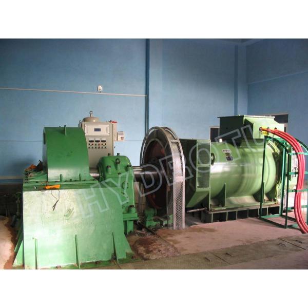 Quality Pelton Hydro Turbine / Pelton Water Turbine with Synchronous Generator for sale