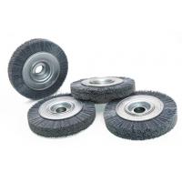 China 400 Grit Derusting Dia 0.6mm Crimped Wire Wheel Brush high carbon steel wire. Corrugated wire factory
