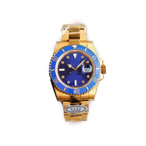 Quality Chronograph Function Alloy Quartz Wrist Watch With Sapphire Crystal Water Resistance for sale