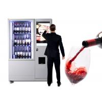 China Luxury Elevator Wine Vending Machine With Large Advertising Screen Remote Control System factory