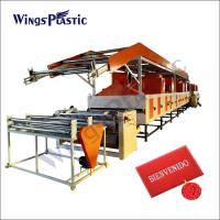 China 500kg/H Plastic Mat Making Machine PVC PP Mat Making Machine Eco Friendly factory