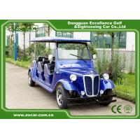 China Energy Saving Classic Golf Carts With 3 Row Blue Color Vintage Type factory