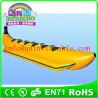 China Inflatable banana shape boat water ski tube Summer passionate sports equipment factory