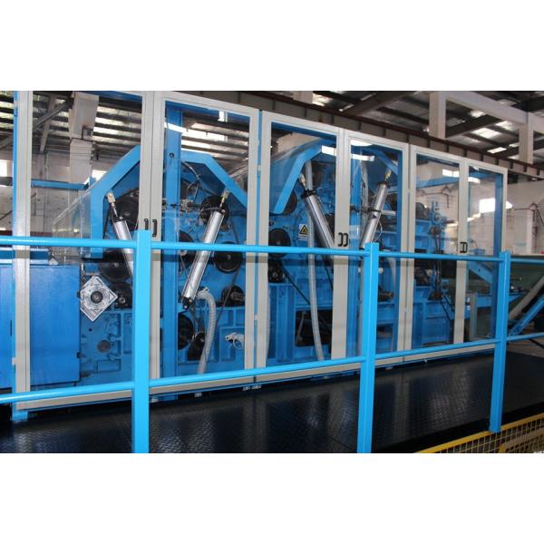 Quality Nonwoven Polyester Wadding Wool Carding Machine , Fiber Processing Equipment Double Doffer for sale