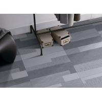 Quality Dark Grey Office Carpet Tiles Texture Scratch Proof Random Design 600x600mm for sale