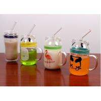 China exquisite hand blown glass cup Baby bottle scale cup for sale
