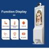 China TFT LCD Digital Advertising Display with Hand Sanitizer Dispenser and Thermal Temperature Checking Kiosk factory