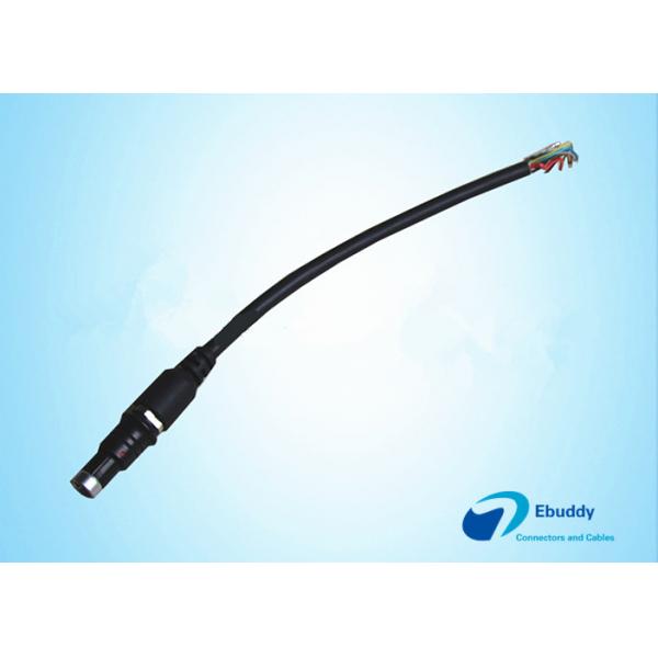 Quality Custom Cable Assembly Military Cable With Fischer Connectors Black for sale