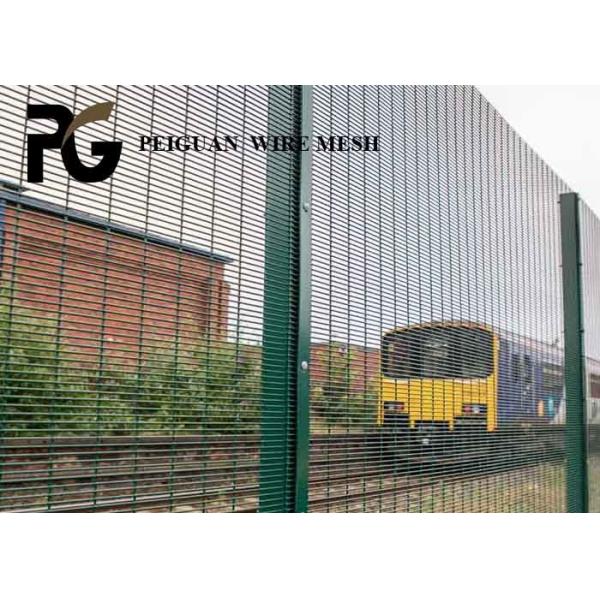 Quality Galvanized Steel Security Metal Fencing ，Black Welded Mesh Security Fencing for sale
