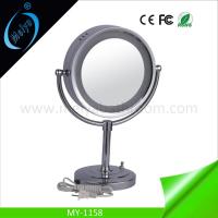 China LED modern standing mirror, wedding table decoration mirror with lights factory