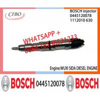 China BOSCH 0445120078 1112010630 original Fuel Injector Assembly 0445120078 1112010630 For WUXI SIDA DIESEL ENGINE factory
