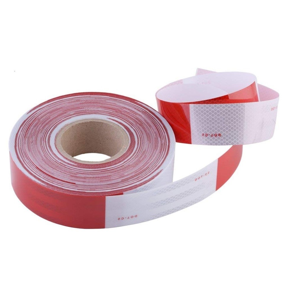 China PVC / PET / Acrylic Customized Reflective Tape For High Visibility Package 1 Roll/Box factory