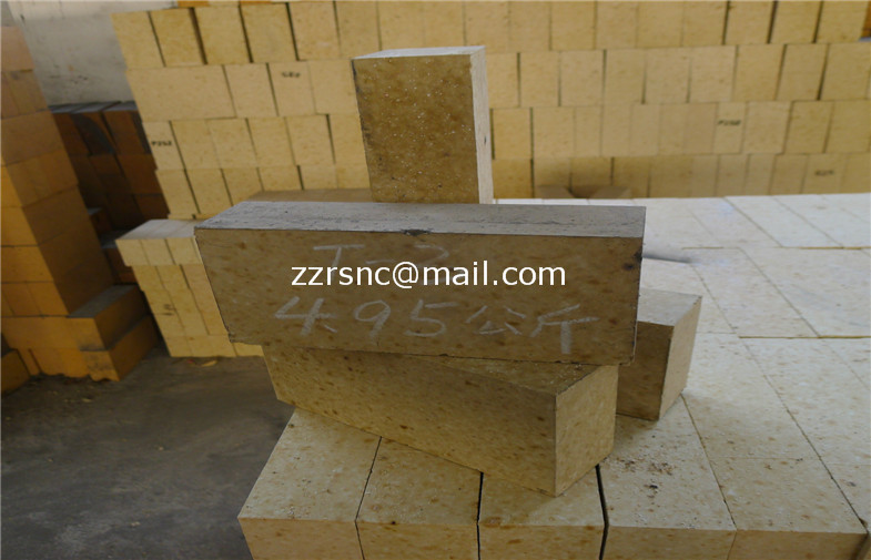 China 48%-75% AL2O3 High Alumina Brick Refractory Fire Bricks For Cement Rotary Kiln for sale