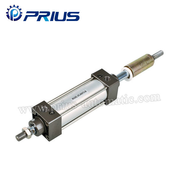 Quality SC / SU Standard Air Cylinders , Adjustable Buffer Double Acting Air Cylinder for sale