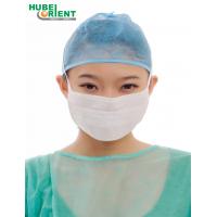 China Disposable Medical Type IIR 3-Ply Nonwoven Face Mask With Tie-on For Laboratory/Clinic factory