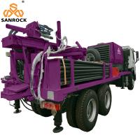China Deep Water Well Drilling Machine Hydraulic Borehole Truck Mounted Water Well Drill Rig for sale