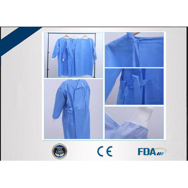 Quality Reinforced Waterproof Surgical Gowns Disposable Sterilized / Non Sterilized for sale