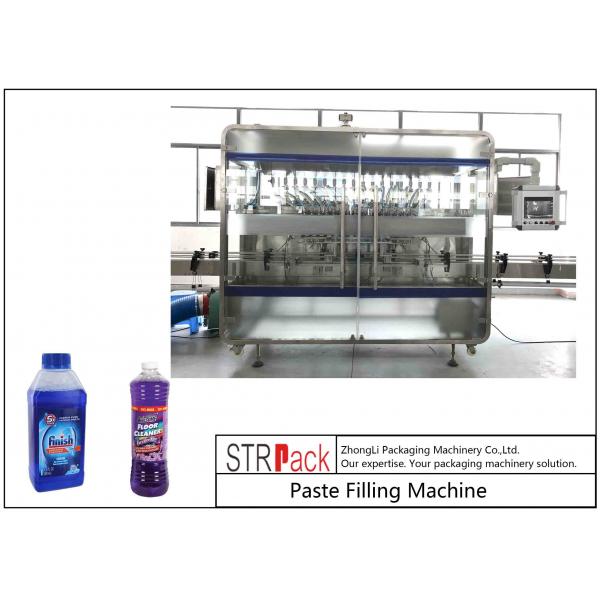Quality Linear 1-5L Cleaner Filling And Packaging Machine With Diving Filling Nozzle for sale