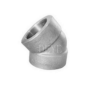 Quality 45deg Elbow High Pressure Pipe Fittings With Threaded NPT 2000lbs 3000lbs for sale