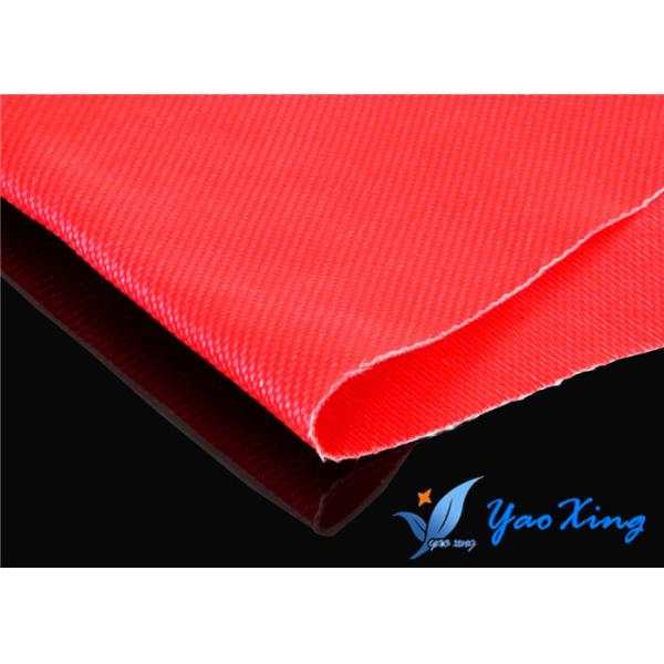 Quality 18OZ Double Sides Silicone Coated Fiberglass Fabric With Good Fireproof Performance for sale