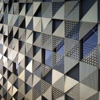 Quality Decorative Composite Curtain Wall Perforated Cladding Panels Aluminum Architectu for sale