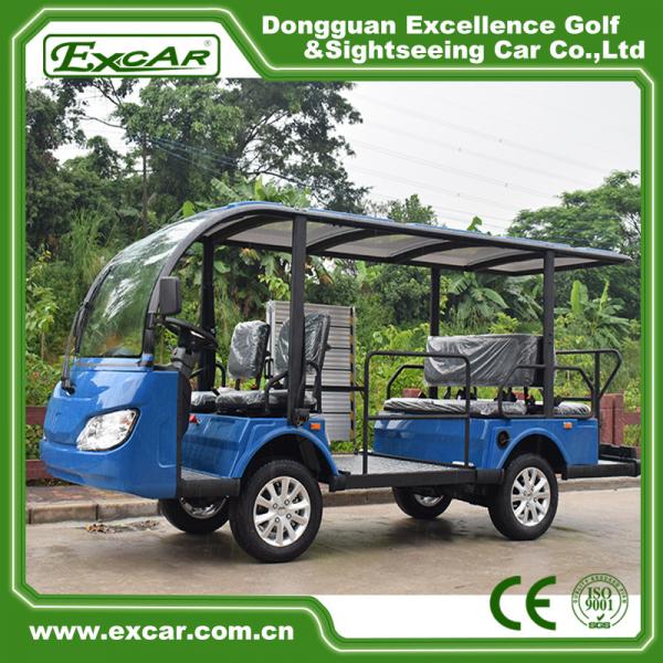 Quality G1S8 Disabled Electric Sightseeing Bus With USA Curties Controller 300A for sale